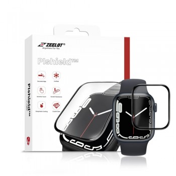 BỘ KÍNH CƯỜNG LỰC ZEELOT PISHIELD NANOMETRE HYBRID GLASS WITH ALIGNMENT KIT APPLE WATCH SERIES 7 - 41MM